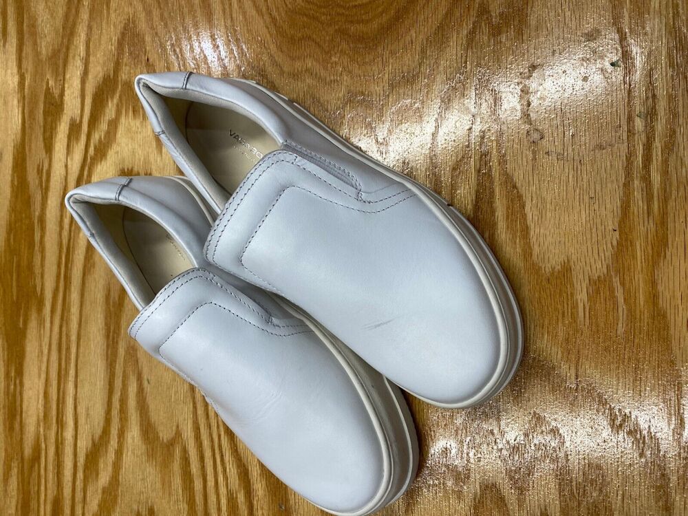 Vagabond Shoemakers Slip-On Women's 8 White Leather Casual Shoes 5124-001-01 S26